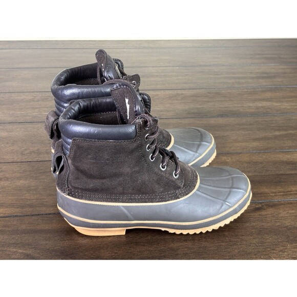 LaCrosse Men's Duck Suede Thinsulate Winter Outdoor Snow Ankle Lace Boots Size 8 - Picture 3 of 6